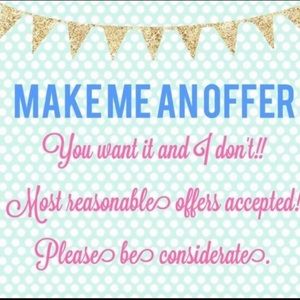 Please feel free to make offers! :-)